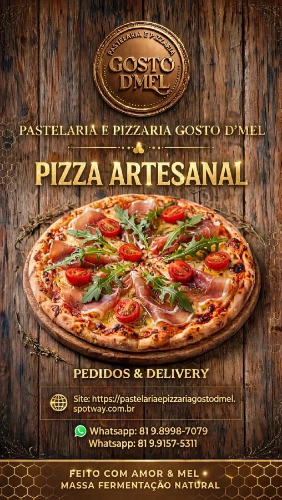 Foto 23:  — Pastelaria E Pizzaria Gosto D' Mel 